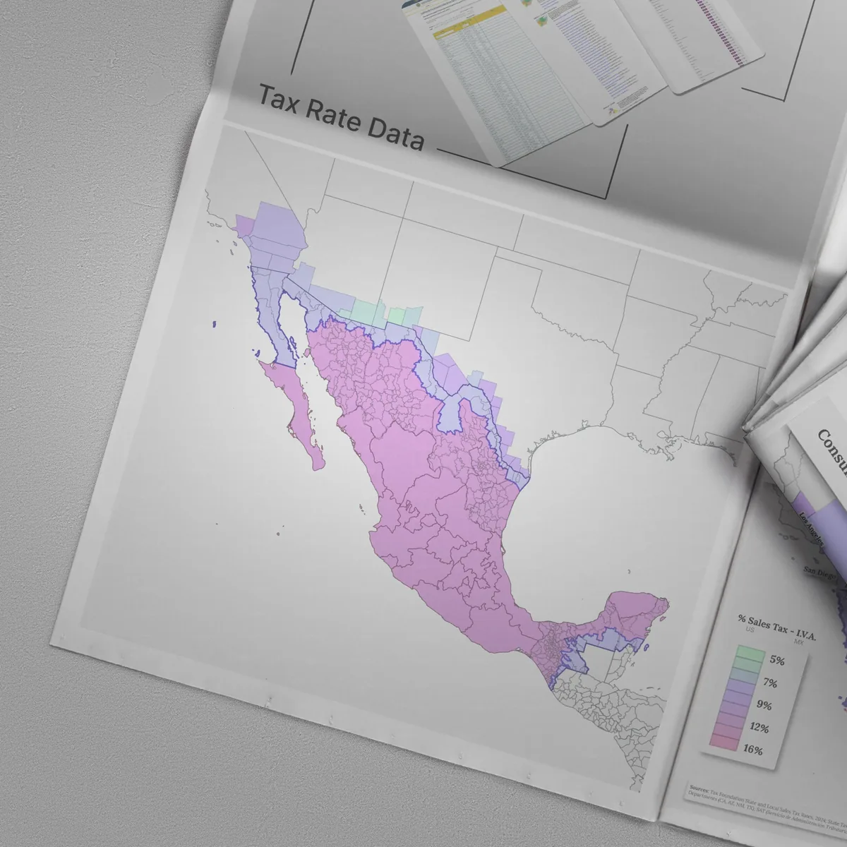 Border Consumption Tax Map