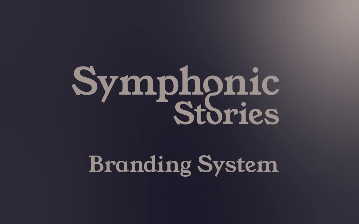 Symphonic Stories brand system